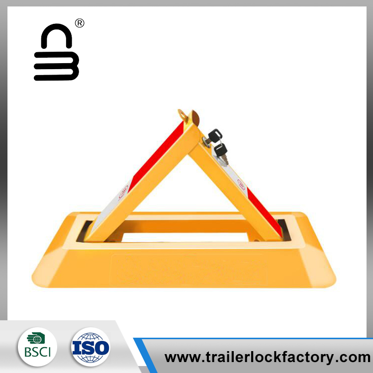 Fechadura de estacionamento triangular dobrável