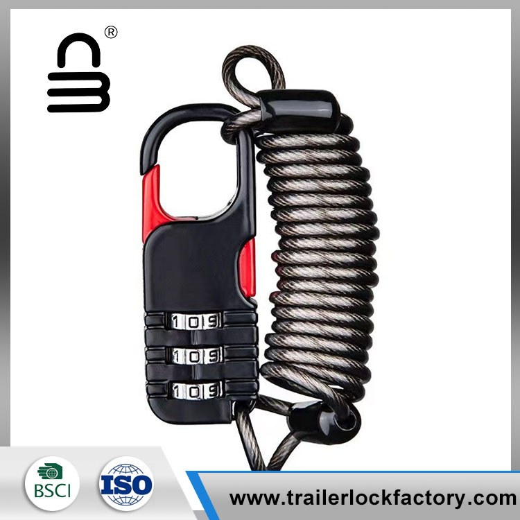 Trava de capacete com corda de arame